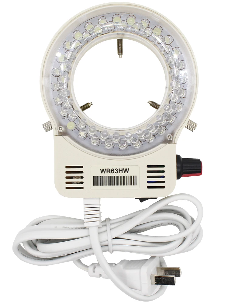 Stereo microscope LED light source 56 light WR63HW brightness adjustable cold light micro-inlaid machine auxiliary light ring