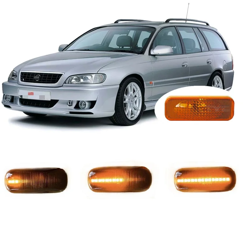 for Opel Omega B 21 22 23 25 26 27 1994 1995 1996 1997 1998 1999 2000 2001 2002 2003 Dynamic LED Indicator Side Marker Signal