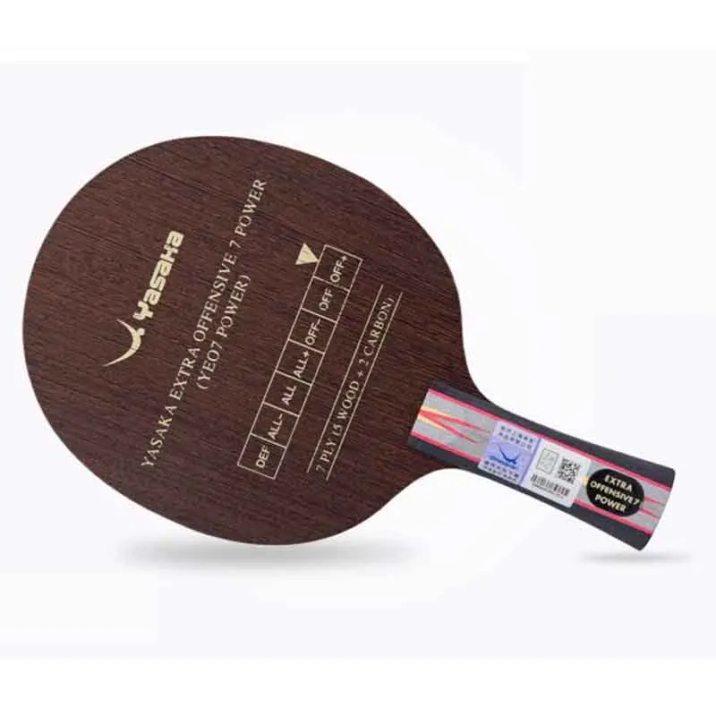 Yasaka-Table tennis rackets, original product, yukaka yeo7 power, Malin, extra defense, 7 Power