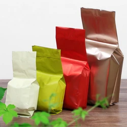 100Pcs/Lot Tea Bags Aluminum Foil Bag Vacuum Heat Seal Packaging Pouches Food Tea Mylar Foil Bag S M L XL