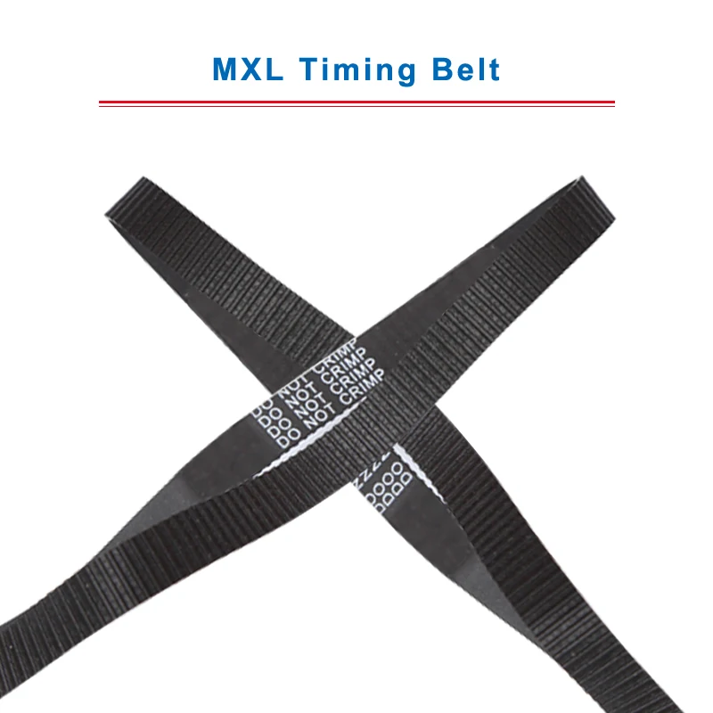 

2 pcs MXL Timing Belt model-218/220/221/224/224.8/228/230.4/232/236/238MXL Transmission Belt Width 6/10mm For MXL Timing Pulley