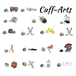 Lapel Pin Badges Fashion Helicopter Pine Cone Bicycle Scissors Microphone Ostrich Anchor Brooch Pin Ladies Men's Jewelry