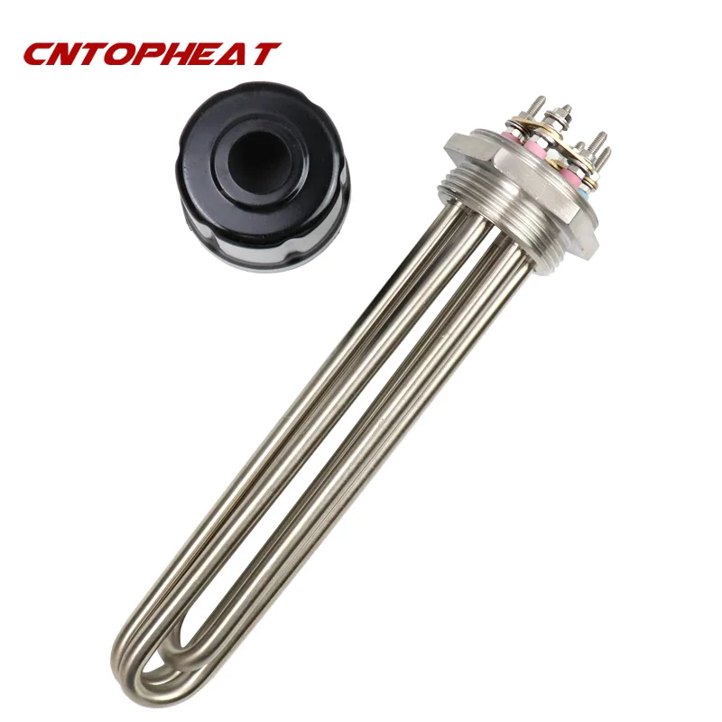 DN50 2 "BSP трубчатый нагреватель трубы из нержавеющей стали водонагреватель погружной водонагреватель Нагревательный элемент