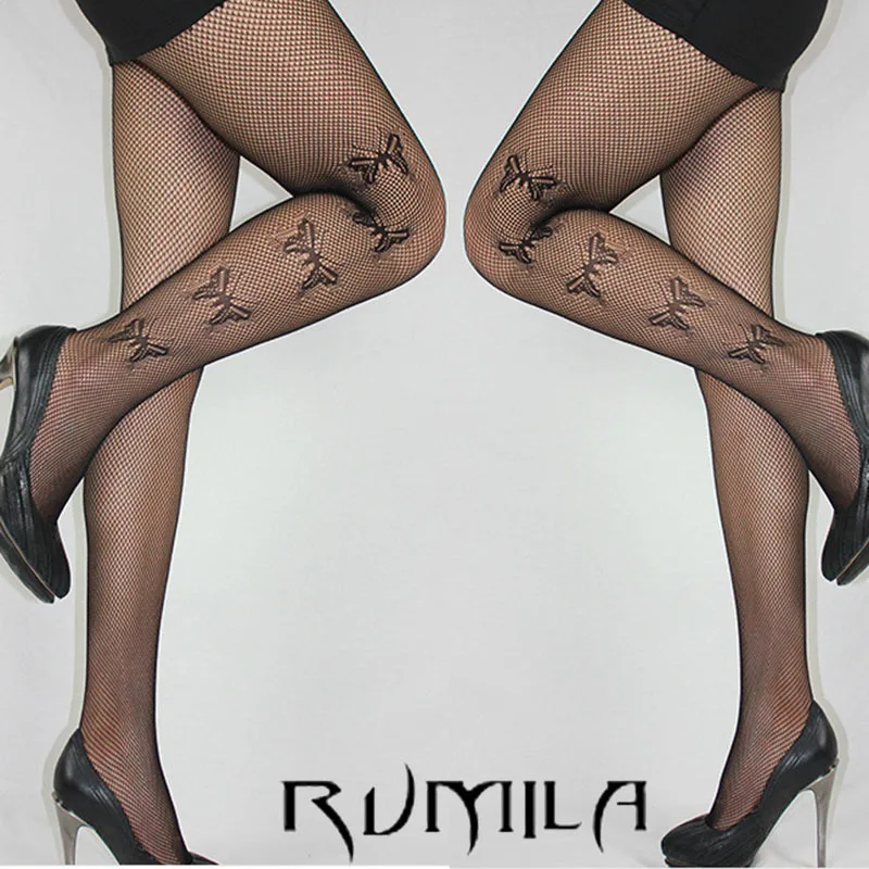 

Fashion Womens Lady Girls Black Sexy Fishnet Pattern Jacquard Stockings Pantyhose Tights skull Woman 1pcs dww38