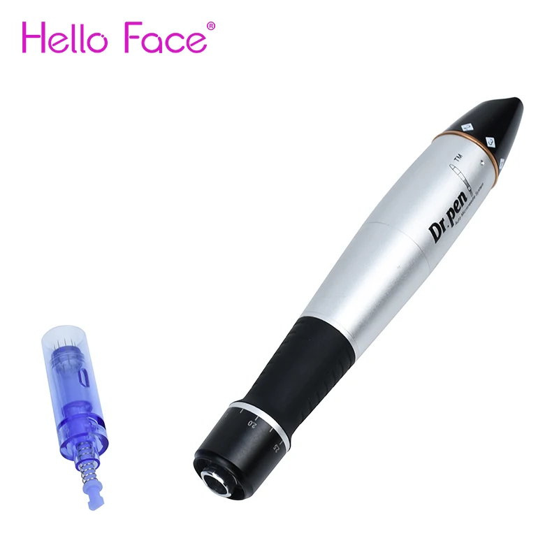 Dr. pen Ultima A1 Electric Derma Pen Auto dermopen Skin Micro Needling Pen Mesotherapy Care Kit Tools with 12 Pin