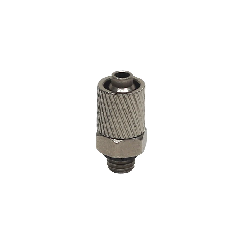 Miniature Fittings M-3H-4 M-4HL-4 Male Thread M3 M4 M5 M6 Tube 4 6mm Pneumatic Pipe Air Hose Quick Fitting Mini Connecto