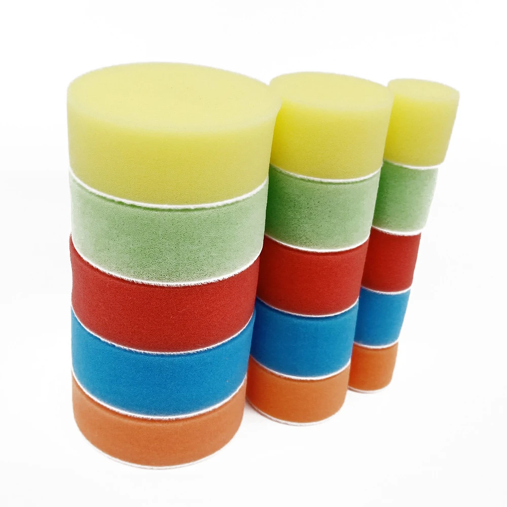 CDWTS 29pcs 1/2/3inch Waxing Sponge Polishing Pad Woolen Pads Backing Plate Car Polishing for DA/RO Polishier