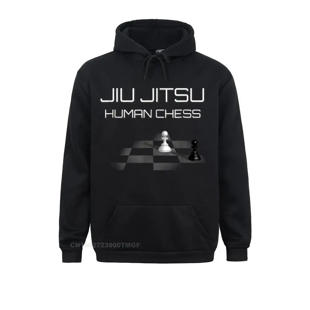 Hoodies Clothes Human Chess Jiu Jitsu Shirt BJJ MMA Men Summer/Fall Long Sleeve  Adult Sweatshirts Simple Style Funny