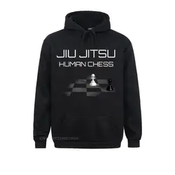 Sudadera con capucha de ajedrez humano para hombre, camisa de Jiu Jitsu BJJ MMA, sudaderas de manga larga para adultos, estilo Simple y divertido, ropa de verano y otoño