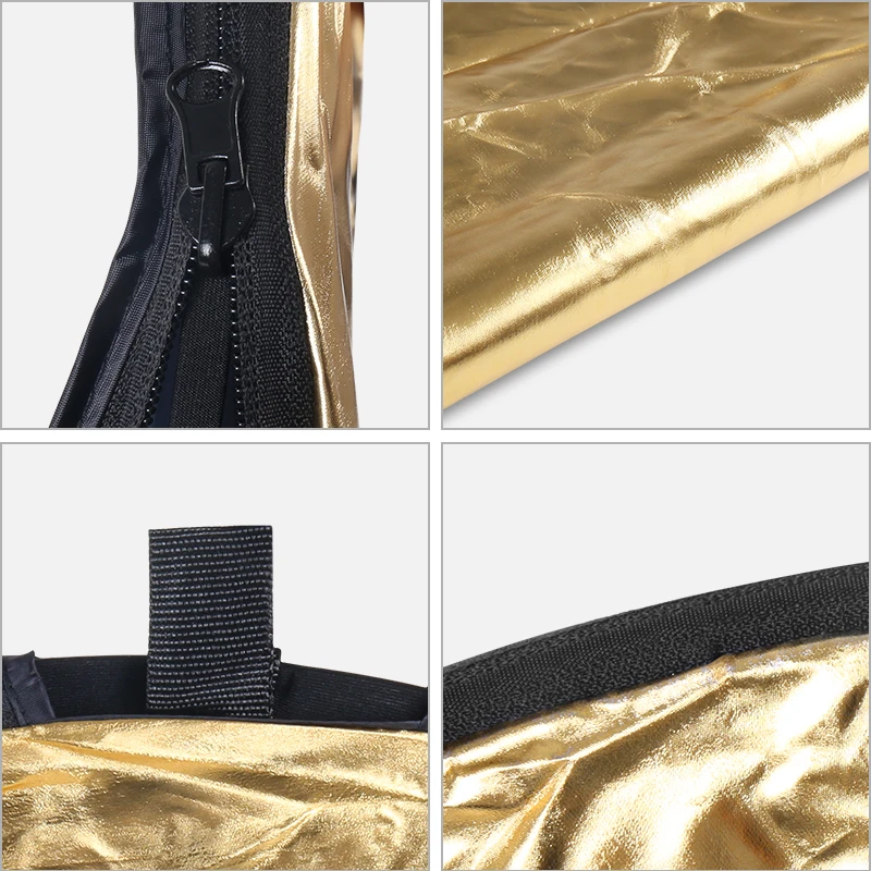 60ซม.สะท้อนแสง5ใน1รอบรูปร่างพับ Reflector สตูดิโอถ่ายภาพ Strobe หัว Monolight แผ่น Diffuer พร้อมกระเป๋า