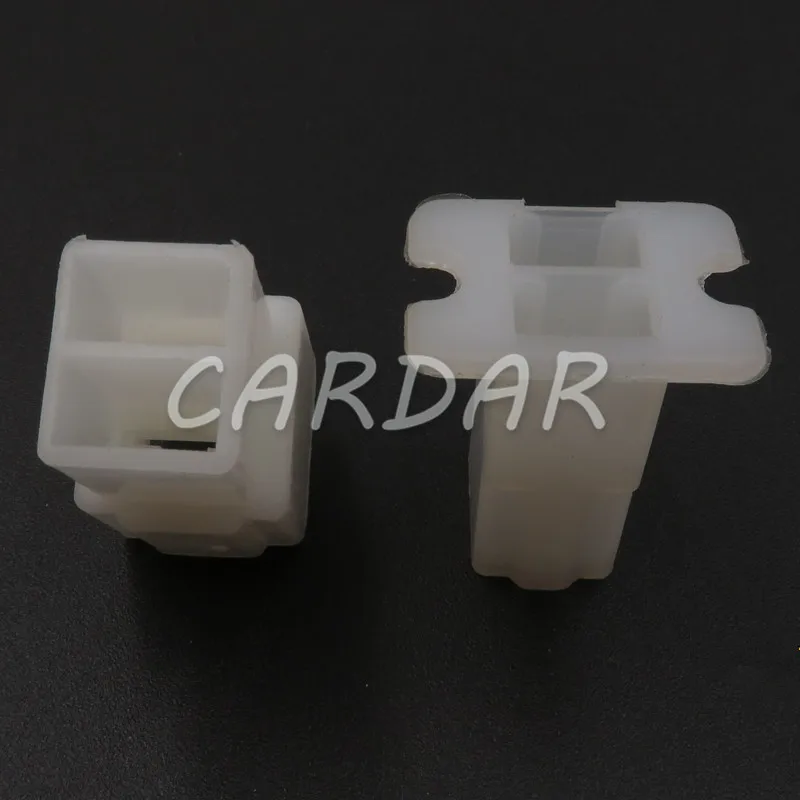 1 Set 2 Pin White ABS Wiring Socket Automotive Connector Household Plug - Image 2