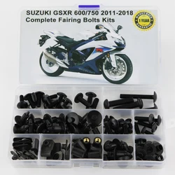 Fit For Suzuki GSXR600 GSXR 750 GSX-R600 GSX-R750 2011-2018 Motorcycle Complete Full Fairing Bolts Kit Steel