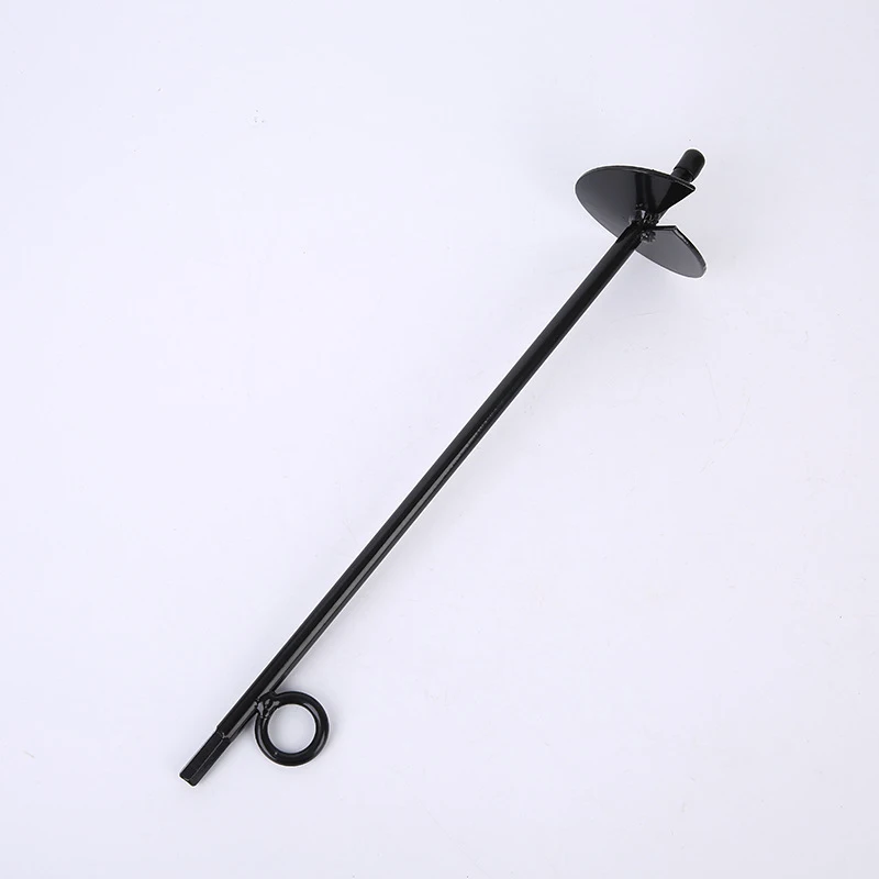 1PCS Black Ground Anchors For Heavy Duty Earth Hook for Camping Tent, Canopies, Car Ports, Sheds, Swing Stakes Set