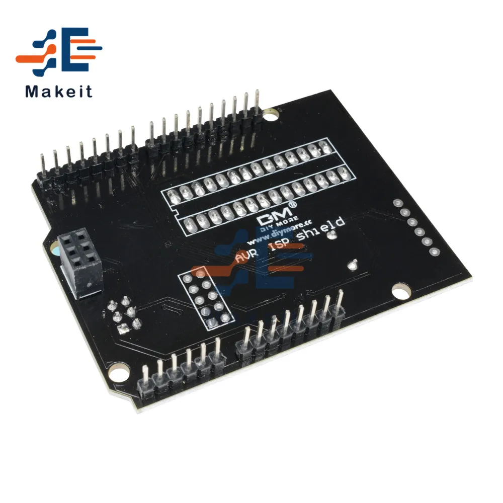 AVR ISP Programmeerbaar Uitbreidingsschild Met Zoemer Voor Arduino R3 Mega2560 Pro Mini Atmega328P Bootloader Brander SPI Module