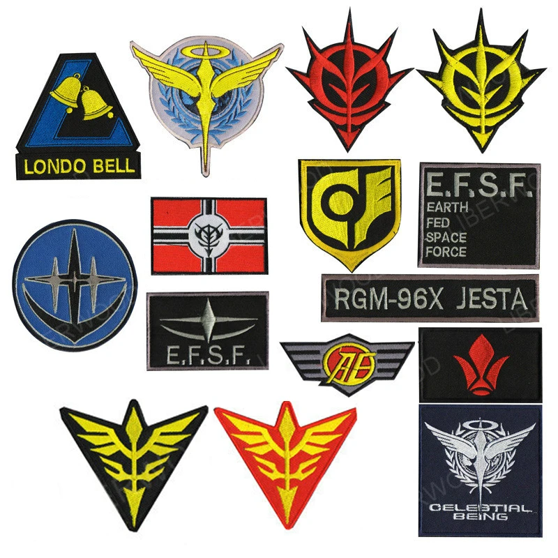 Londo Anaheim School E.F.S.F. End War Memorial ZEON Flag Orphans Patch GUNDAM Military Tactical Patch Badges