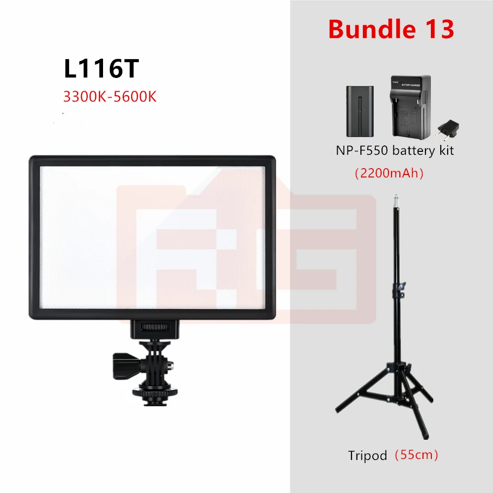 Viltrox L116T Led Video Licht Ultra Dunne Lcd Bi-Color Dimbare Studio Led Verlichting Lamp Panel Voor Camera Dv make-Up Vlog Tiktok
