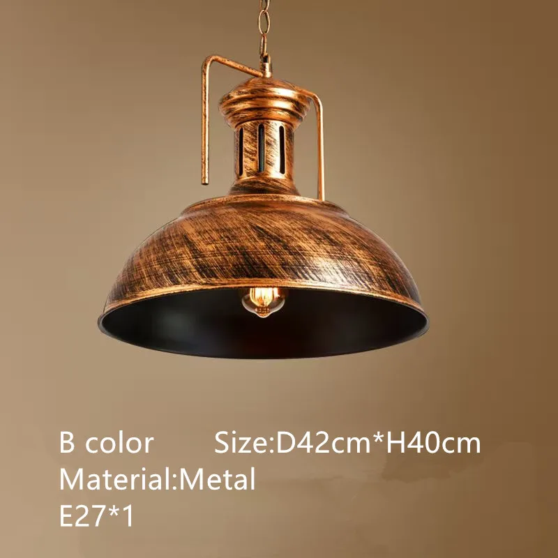 

Pendant Lamp Industry Style Light Drop Light Canteen Restaurant Dining Room Lamp Coffee Shop Light