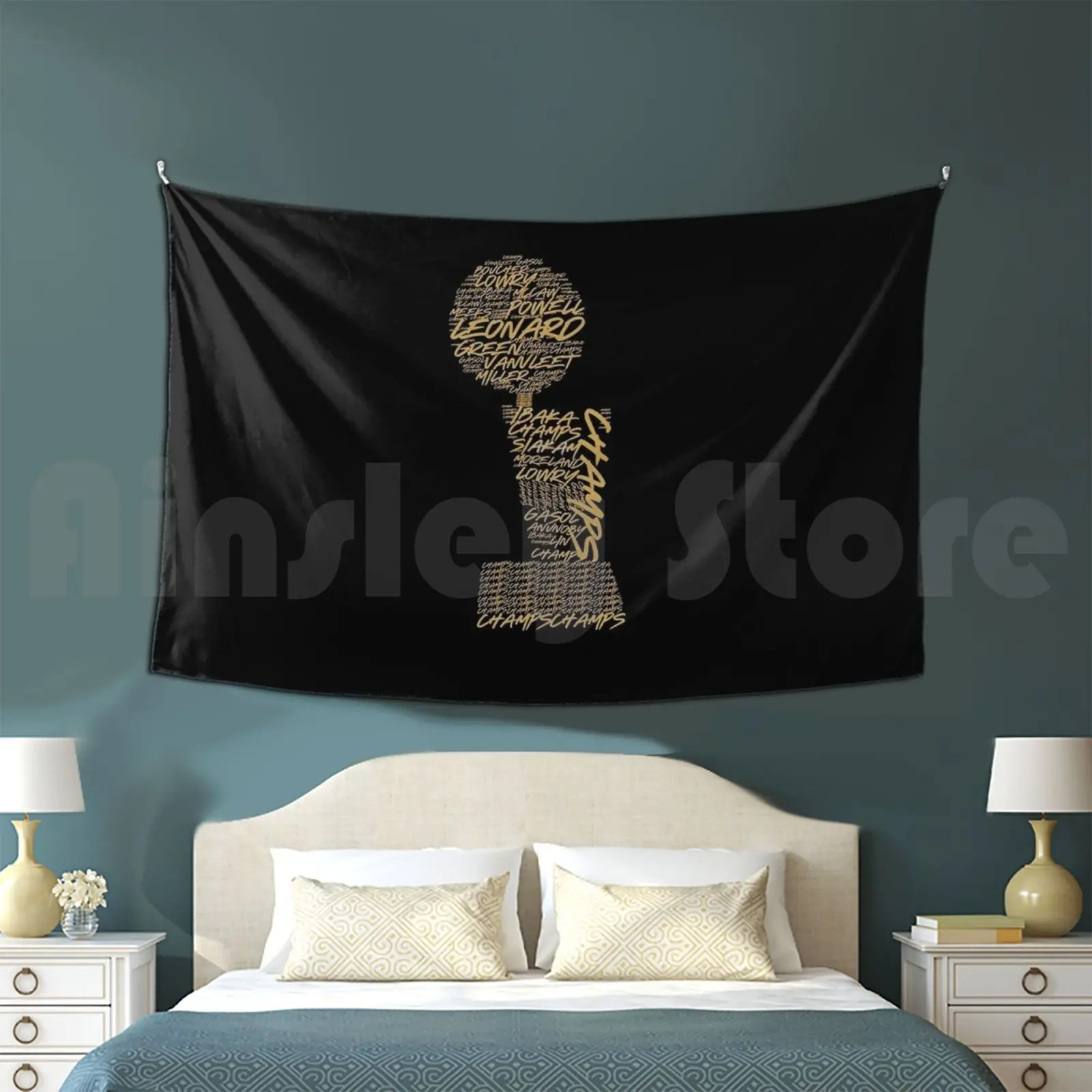 Raptors Tapestry Living Room Bedroom Raptors Finals Kawhi Leonard Canada Drake Mvp 2019 Basketball