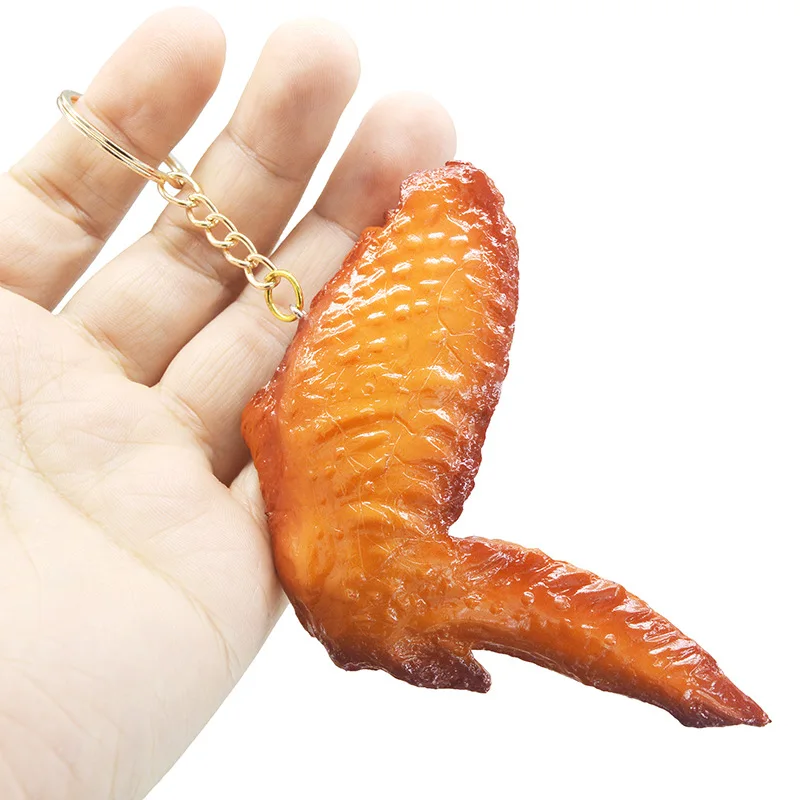 Simulation Model Keychain, Food Pendant Gift