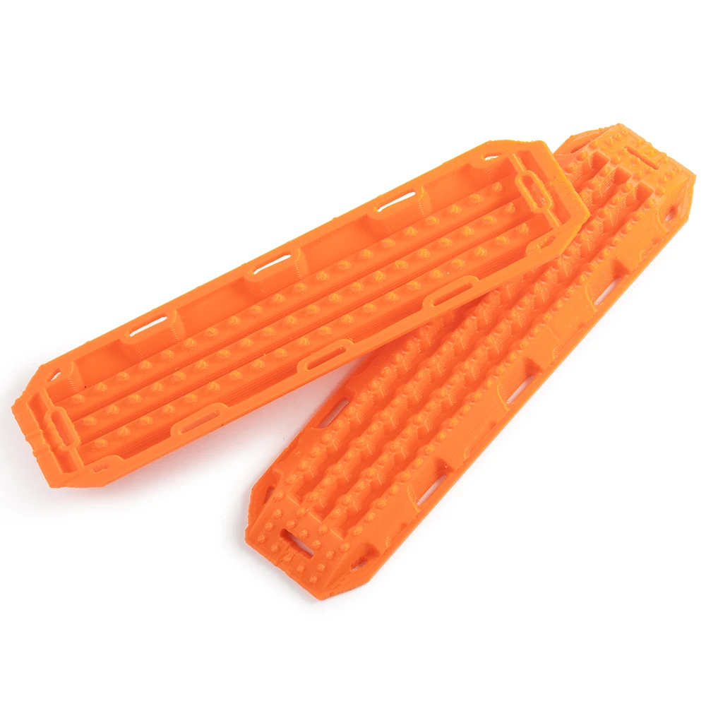 YEAHRUN 2Pcs PLA Sand Ladders Anti-skid Plate for Axial SCX10 Wraith TRX-4 Tamiya CC01 1/10 RC Car Truck Accessories