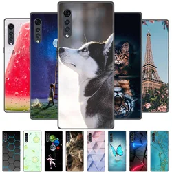 Case For LG Velvet Silicone Wolf Soft Phone Cover For LG Velvet 5G Case Luxury Black TPU Coque For LG Velvet 6.8