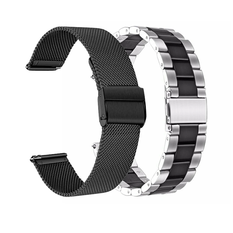 

Quick Release Nylon Watchband For Samsung Galaxy Watch 46mm SM-R800 Band Stainless Steel Strap For Samsung 42 SM-R810 Wristband