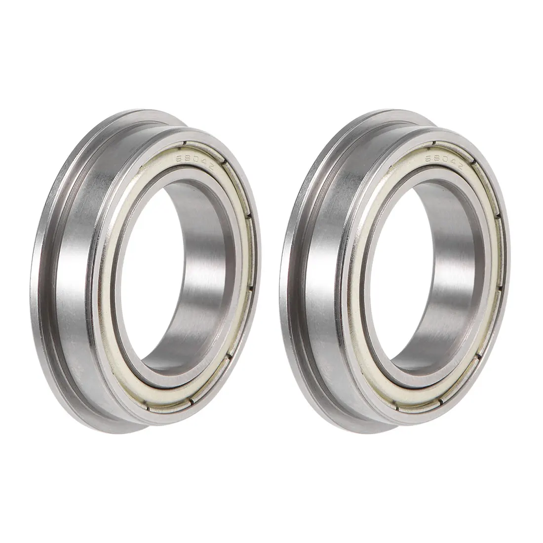 

uxcell 2pcs F6804ZZ Flange Ball Bearing 20x32x7mm Shielded Chrome Bearings