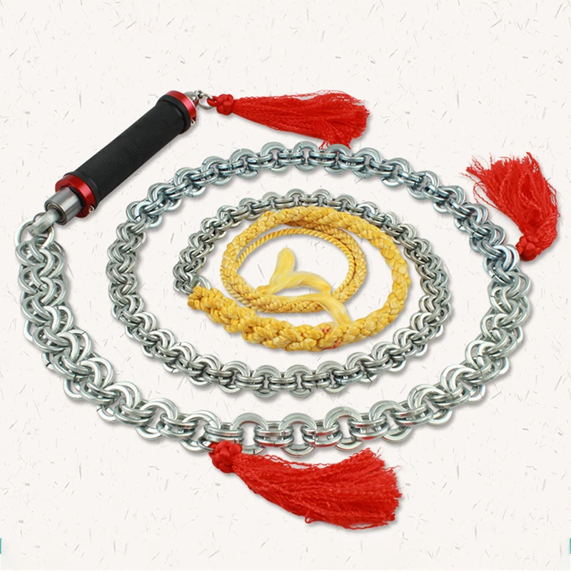 Wushu Chain Whip Stainless Steel and High Carbon Steel Chain Whip Whip Kung Fu Fitness Whip 0.75KG/1KG Lmartial Arts Supplies