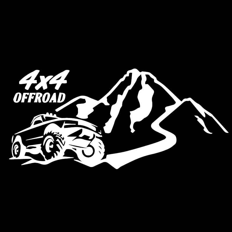 Brave and Handsome 4x4 Off-Road Fashion Car Sticker Automobiles Motorcycles Exterior Accssories Vinyl Decals