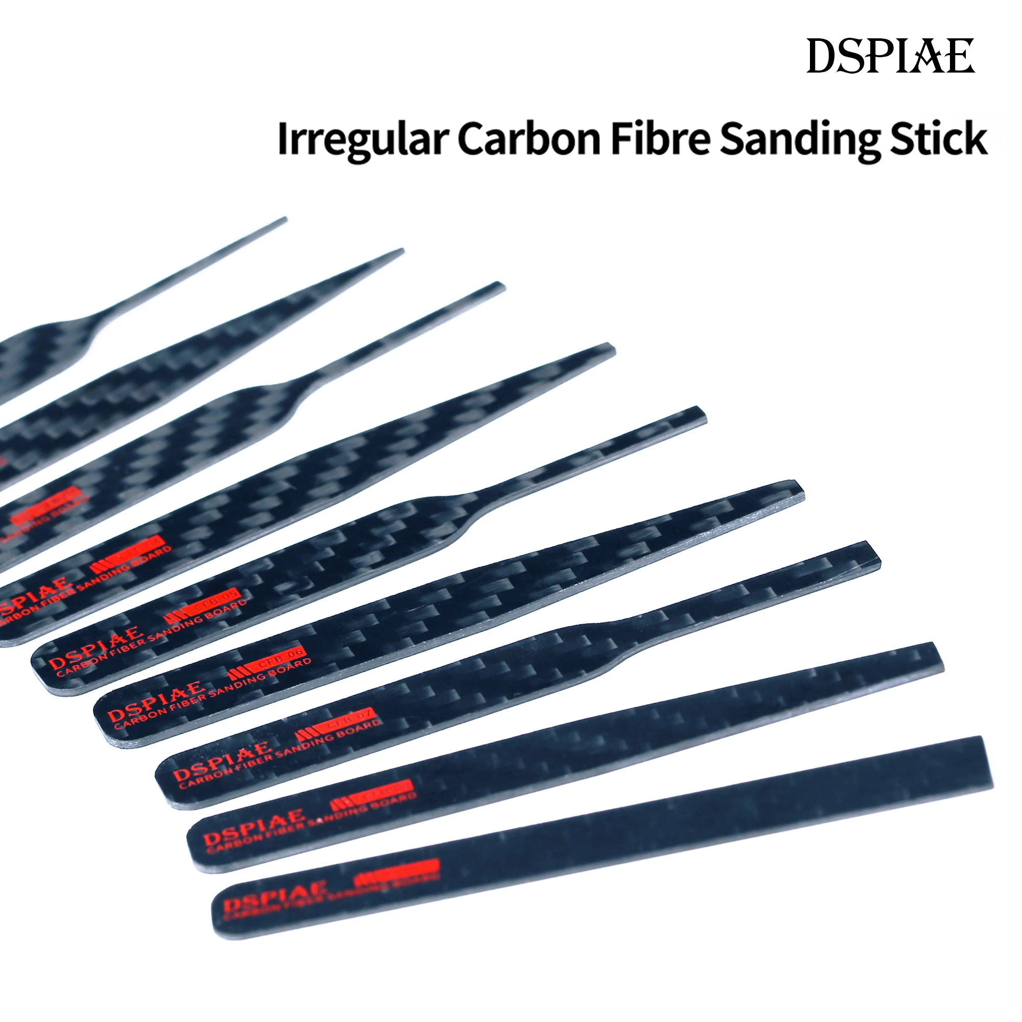 DSPIAE CFB Lrregular Carbon Fiber Sanding Stick