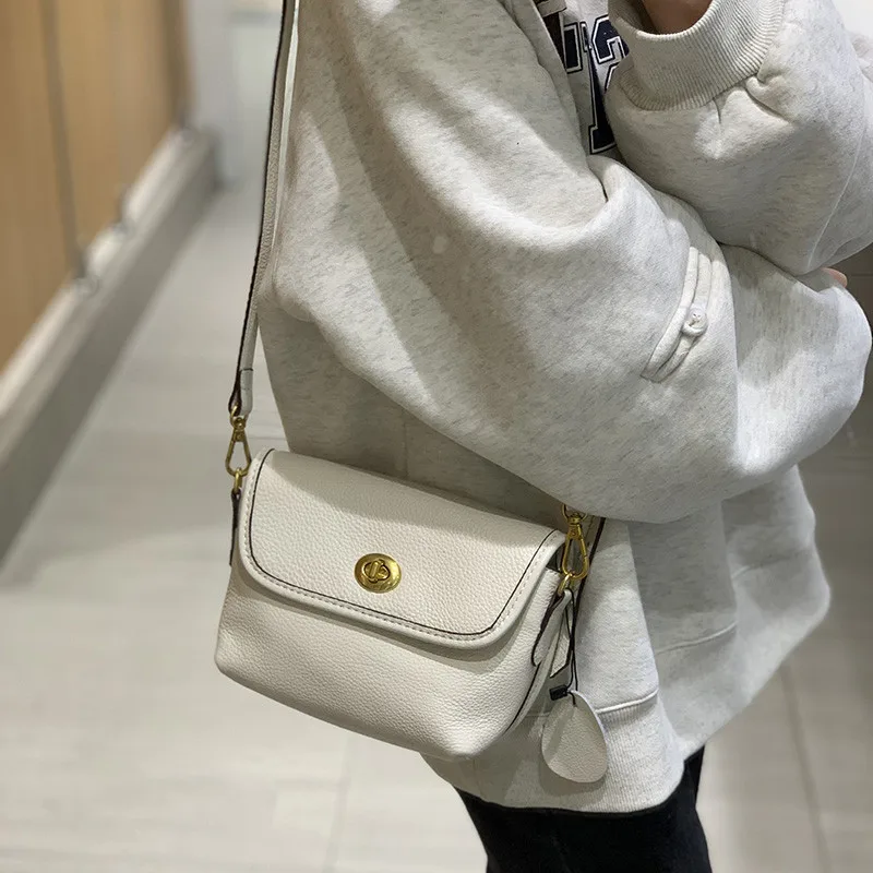 Summer Small Crossbody Bags For Women 100% Genuine Leather Mini Bag Fashion Solid Color Phone Pocket Girl Messenger Square Bag