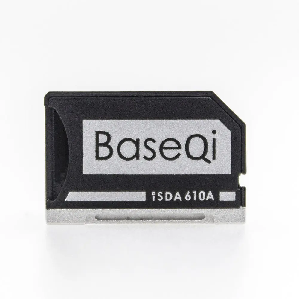 BaseQi ASUS 610A Aluminum Stealth Drive Micro SD/TF Card Adapter SD Card reader For ASUS ZenBook Flip UX360CA and ASUS UX31A