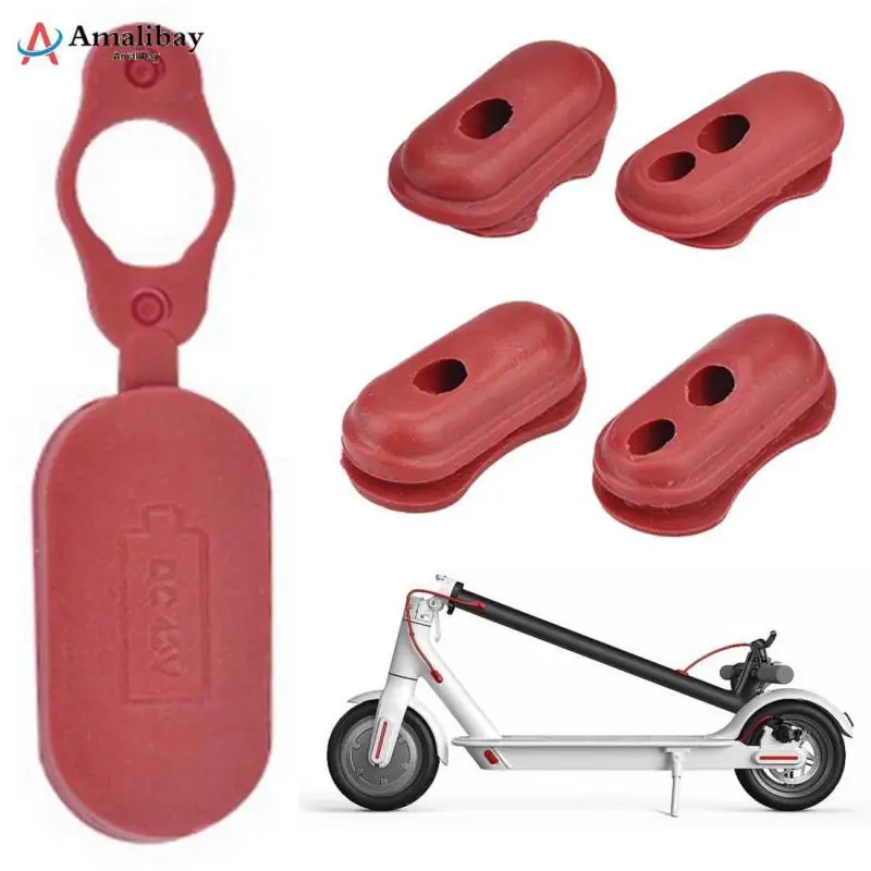 พอร์ตชาร์จกรณีกันน้ำปลั๊กฝุ่นสำหรับ Xiaomi Mijia M365และ Pro ไฟฟ้าสกู๊ตเตอร์1S Pro 2สกู๊ตเตอร์ปลั๊กยางอะไห...