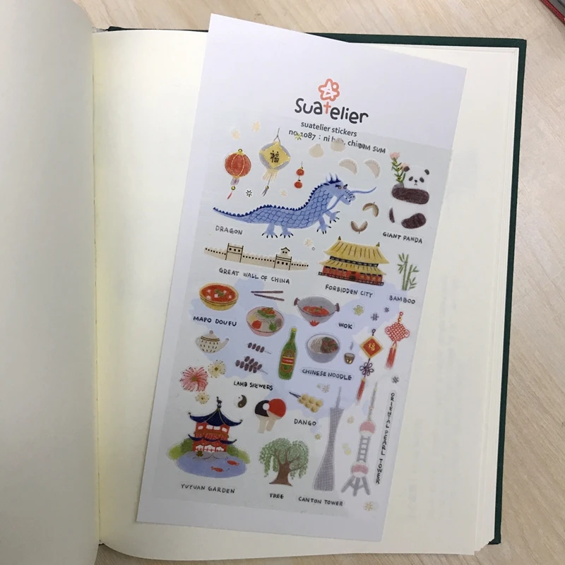 Witaj chiny przezroczysty PVC arkusz naklejki Scrapbooking biurowe Album fotograficzny Planner DIY dekoracyjny szablon Cut Hobby Craft dostawca