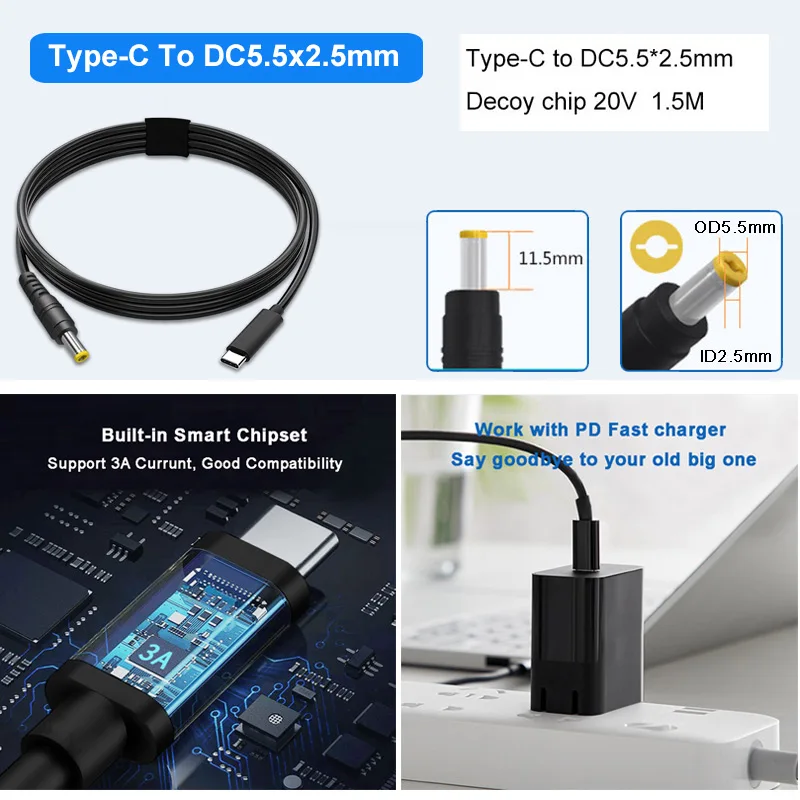 Imagem -02 - Mini Ferro de Solda Elétrico Inteligente Carregador Rápido pd Pinecil-bb2 Bc2 ku c1 Ils Dicas 20v Dc5525 65w Pine64