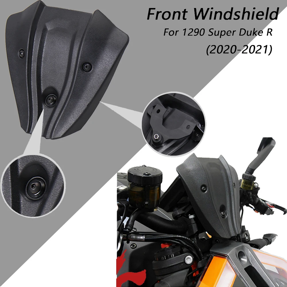 

2020-2021 For 1290 Super Duke R Wind Deflector NEW Motorcycle Front Windshield Windscreen Airflow