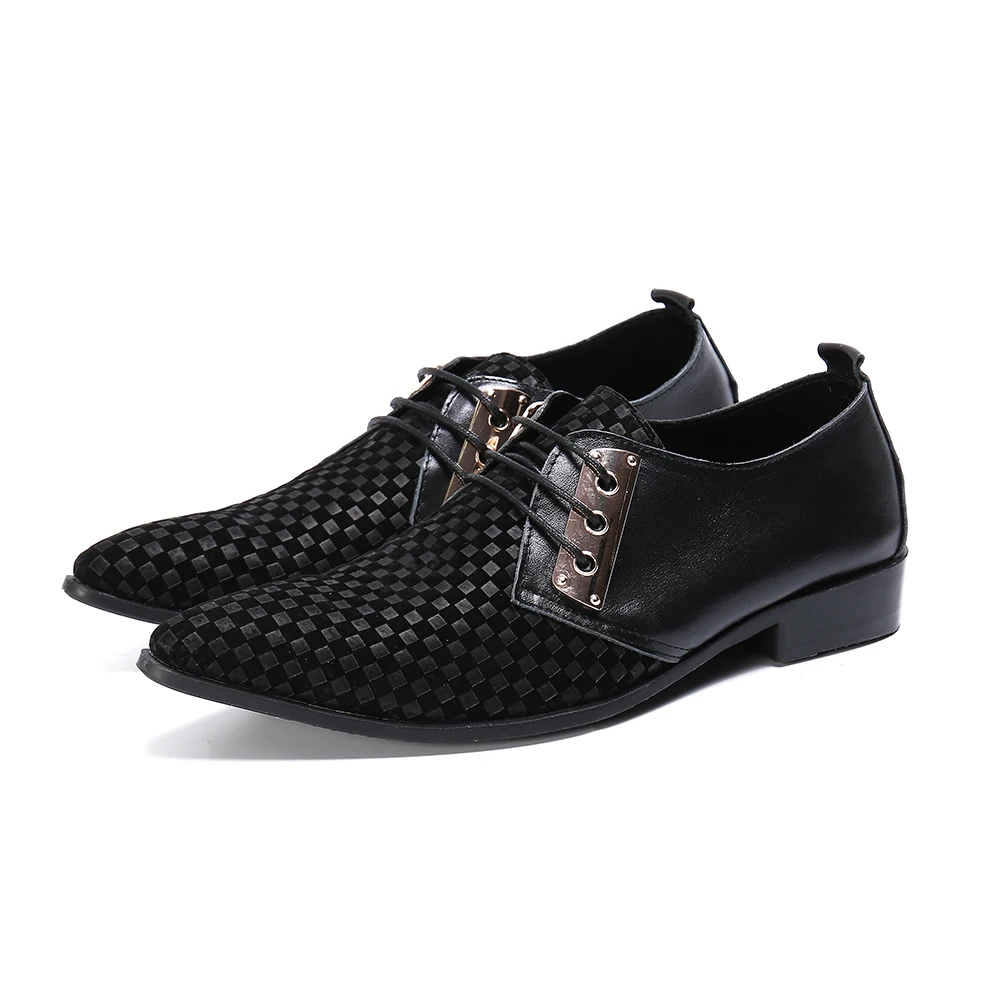 

Zapatos Hombre Vestir Hollow Outs Breathable Men Formal Shoes Pointed Toe Patent Leather Oxford Lace Up For Men Dress Shoes