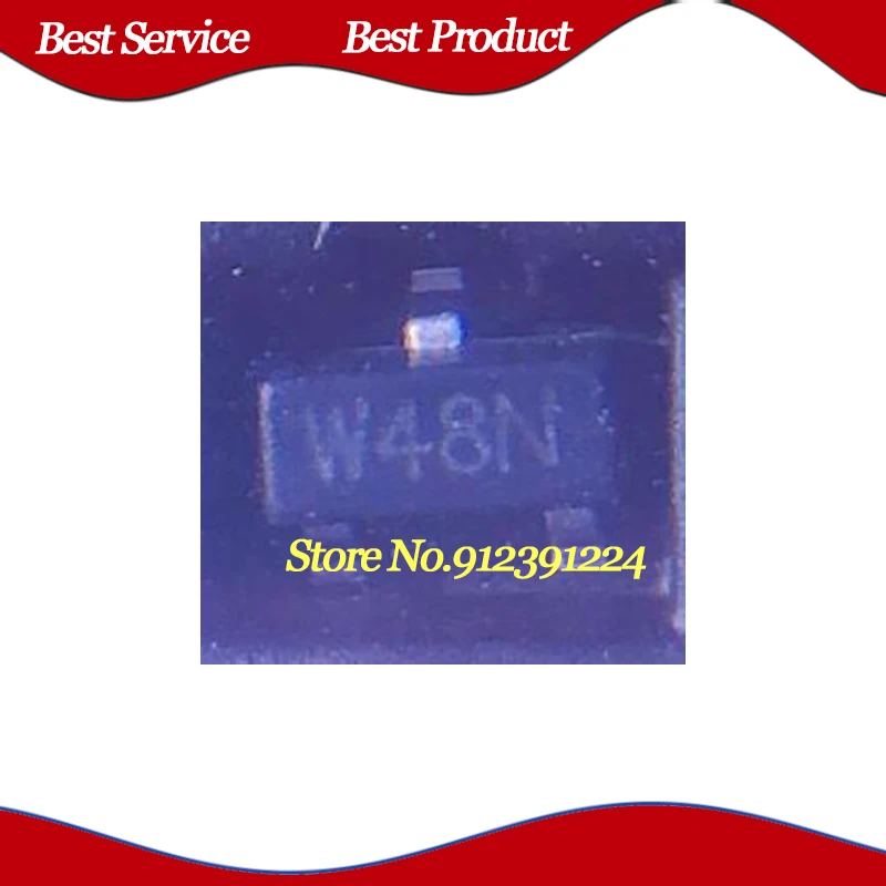 10 sztuk/partia WPM2048-3/TR W48N SOT23-3 nowy i oryginalny w magazynie