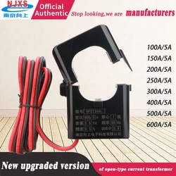 Split Core Current Transformer 5A Clamp On 100/5a 200/5 300/5 400/5 500/5 600/5 CT for Electrical transformation