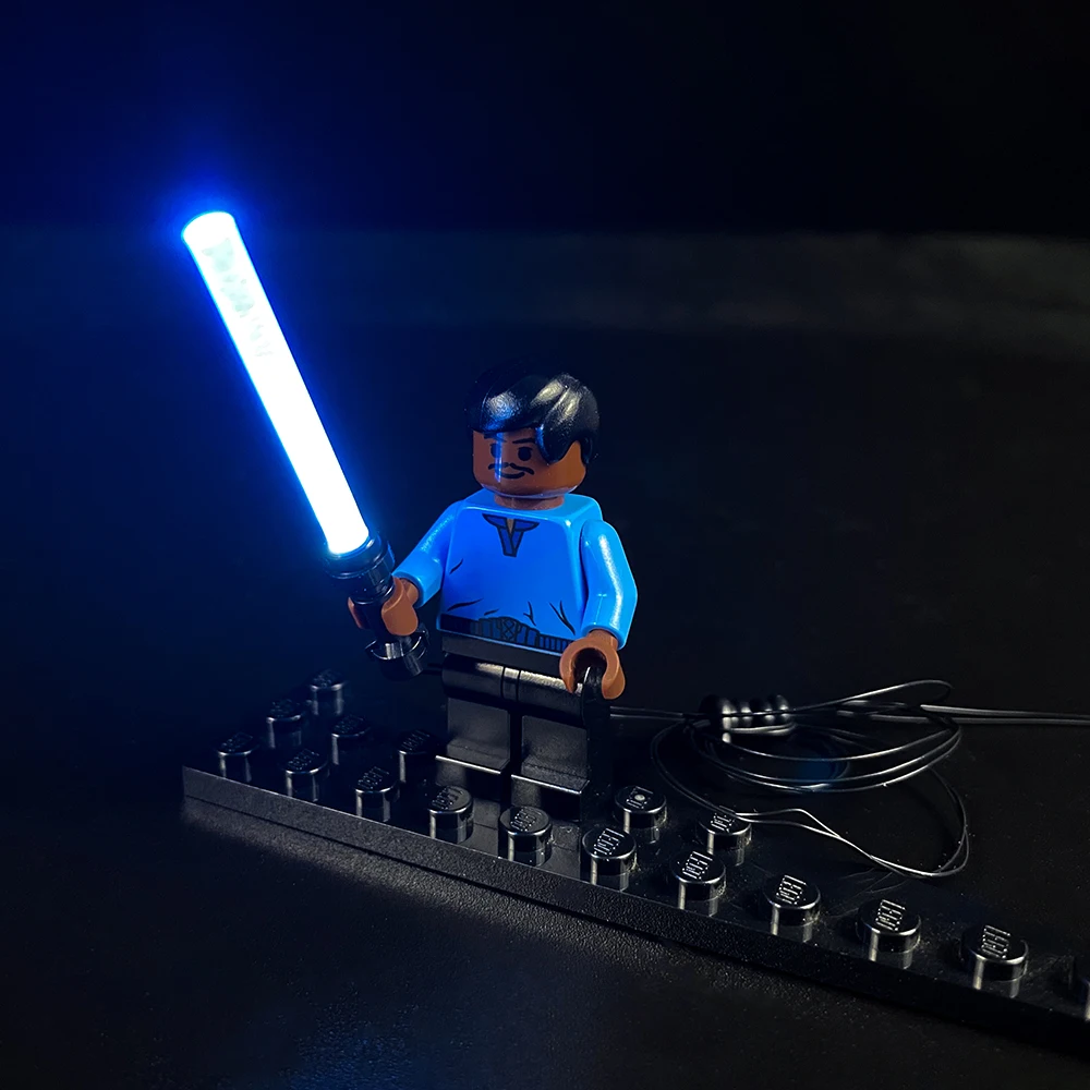 EASYLITE Customized LED Light Up Kit Lightsaber Powered By USB For Trooper Figure Blocks Bricks DIY Toy Gift