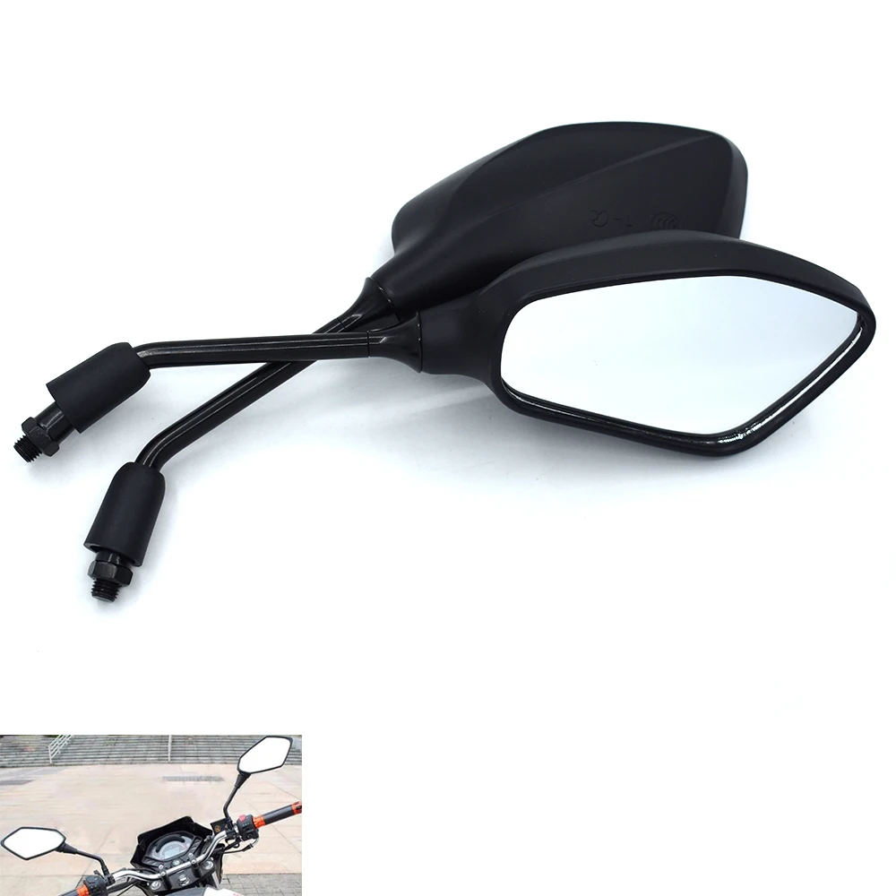 

Pair 10mm Clockwise Rear View Mirror motorcycle Rear Mirrors For Yamaha FZ1 FAZER FZ6 FZ6R FZ8 XJ6 MT-07 MT-09 FZ9 FZ-09