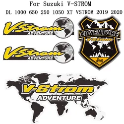 스즈키 V-STROM DL 1000 650 250 어드벤처 투어러 오토바이 스티커 VSTROM 2018 2019 2022, 패니어 러기지 알루미늄 박스 케이스