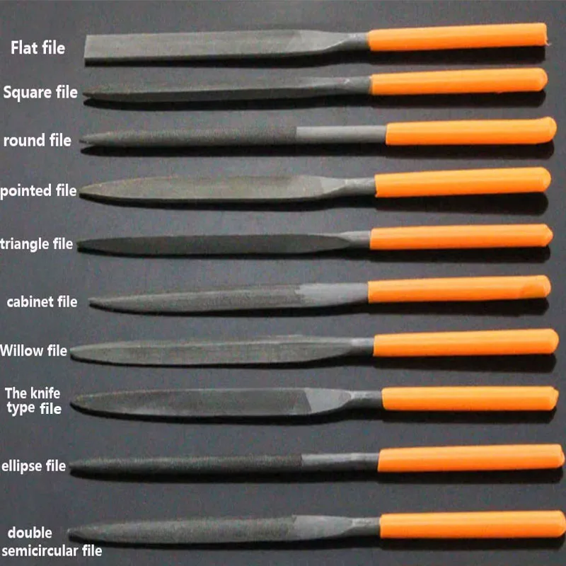 Needle Files-File Set Of Carpenter's Polishing Pin File Steel File Metal Triangular Semicircle Mini Precision Needle File Set