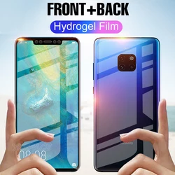 3Pcs Full HD Clear Soft Hydrogel Film For Huawei Mate 50 40 30 20 Pro 20X P20 P30 P40 P50 Pro Lite Front Back Screen Protector