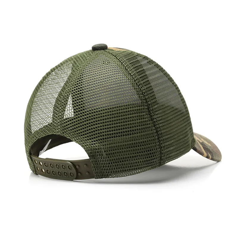 Summer 3-10 Years Old Parent Child All Match Camouflage Mesh Baseball Caps Baby Outdoor Casual Sunscreen Breathable Sunshade T30