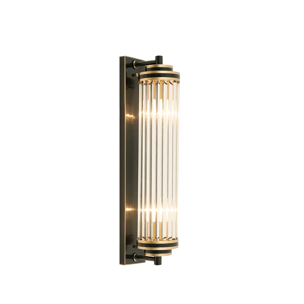 Modern Crystal Gold e Black LED Luzes De Parede, Luminárias Interiores, Decoração Do Quarto, Lâmpadas De Banheiro, Sala De Estar