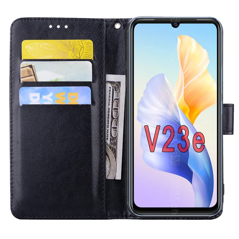 VivoV23e Cover For Vivo V23e Case Flip Magnetic Card Leather Wallet Stand Protector Hoesje Book For Vivo V 23e Phone Case Coque