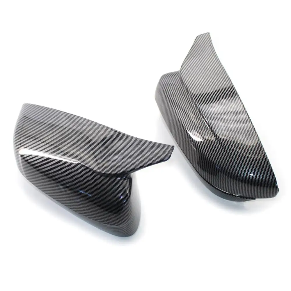 LHD 1 пара боковых крышек зеркал заднего вида для BMW 3 5 7 серии G20 2019 2020 2021 G30 G11 G12 ABS глянцевый черный