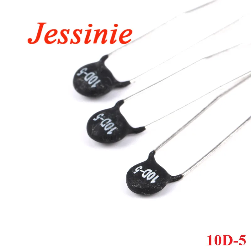 20Pcs Termistor NTC Resistor NTC 10D- 10D5 Resistor Termal