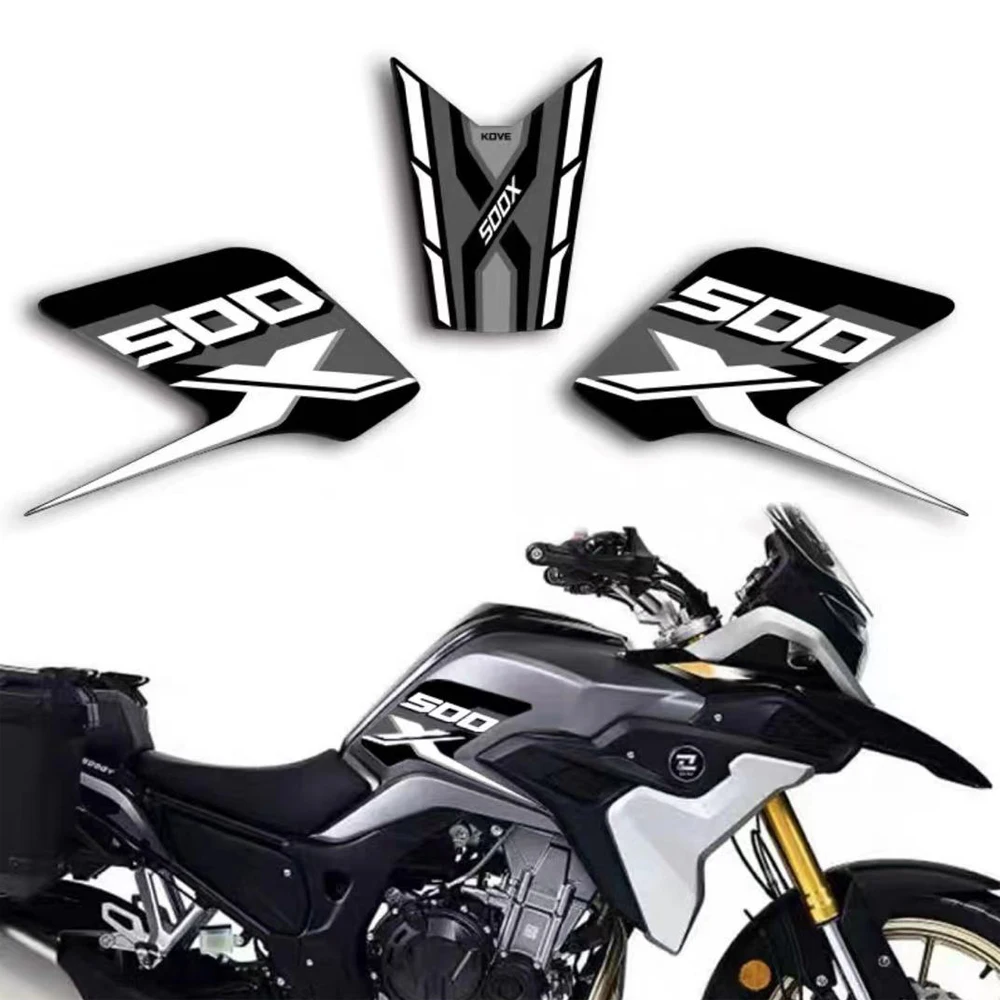 Motorcycle Gel Protector Sticker Fuel Tank Anti-Scratch For Colove KY500X KY 500X